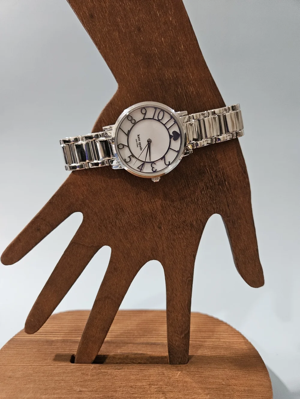 kate spade Silver Tone Round Dial Bracelet Watch